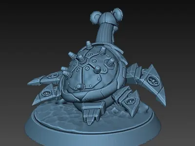 Mecha Lapras Pokemon 3D print model