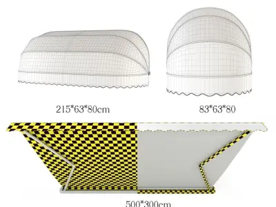 Awning collection  3D model
