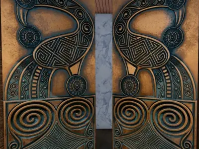 door design for 3d printing 3D print model