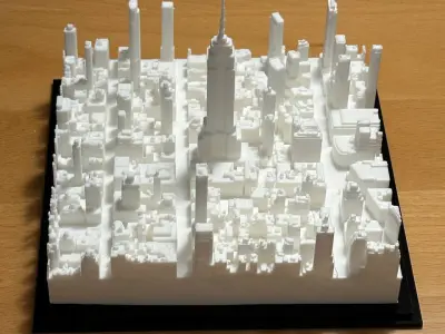 EMPIRE STATE BUILDING CITY MODEL 3D PRINT FILE 3D print model