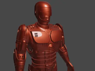 RoboCop rigged model 3D model