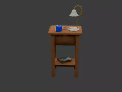 Bedside Table 3D model