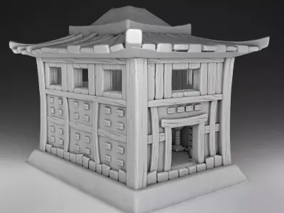 House chinese 3D print model