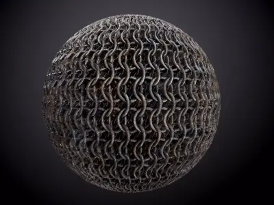 Metal Chains Seamless PBR Texture Texture