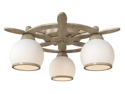Ceiling chandelier OML-50507-03 and OML-50517-03 3D model