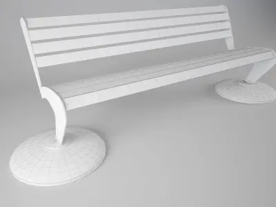 3D bench Abyssus model 3D model