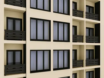 modern Townhouse 3D model