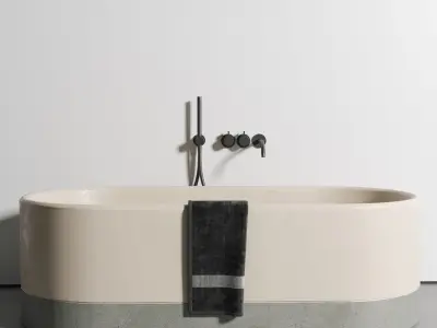 BATHS NOORTH MILLDUE EDITION ROMA Low-poly 3D model