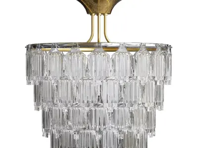 Gorgeous elegant chandelier 3D model