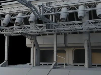 Sci-Fi Environment builder 3D model