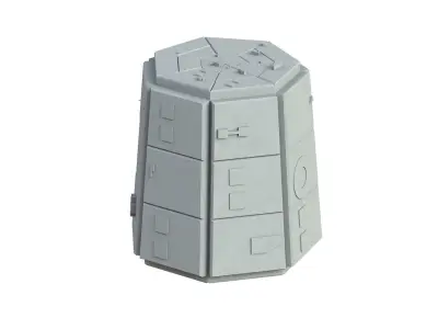 Sci Fi Object No 2882 Low Poly Low-poly 3D model