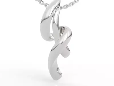 Advanced Triple Spiral Pendant 3D print model