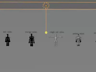 pack of 13 original low poly and rigged robots Low-poly 3D model