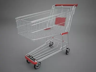 Shopping Cart 3D model