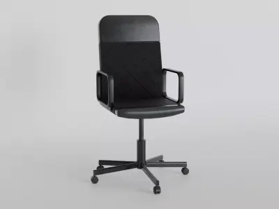 Office Chair Photorealistic  for ArchViz and AAA Games  Free low-poly 3D model