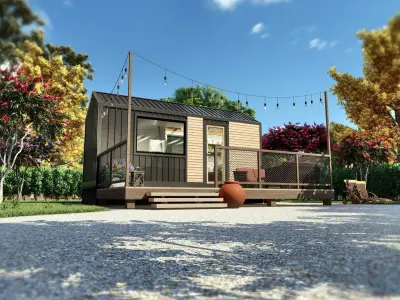 Tiny House TISA on  15m2 3D model