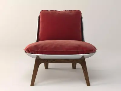 Houston lounge chair 3D model