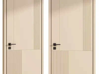  Interior door 5 Low-poly 3D model
