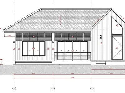 Nordic House BIM Model 3D model