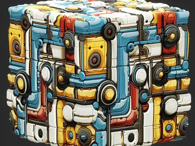 Sci-FI Seamless Texture  Texture 6