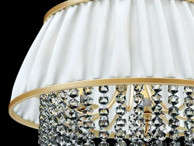 glass classic chandelier 3D model