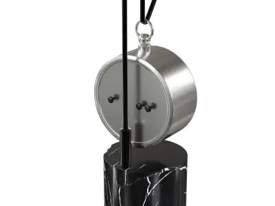 table clock 12 3D model