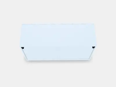 BESTA Shelf unit with glass doors 7 Low-poly 3D model