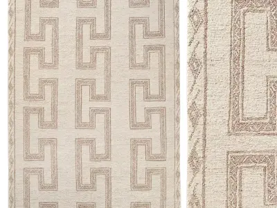 ANIKET JUTE RUG 3D model