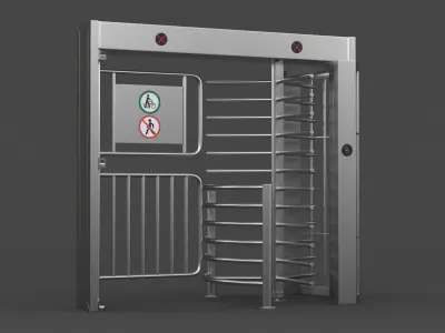 Turnstile Gate 3D model