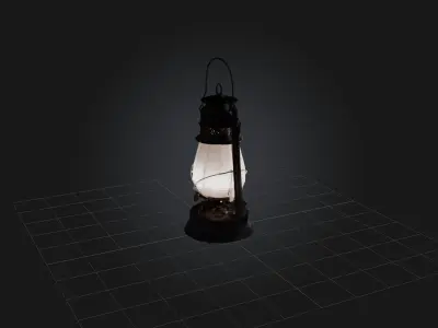 Lantern Low-poly 3D model