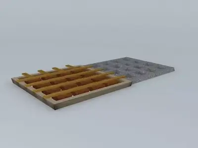 Form for Hollow Block 3D model