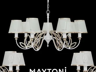 Chandelier Milea ARM824-PL-07-W Maytoni Classic Free 3D model