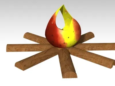 Fire Lamp 3D print model
