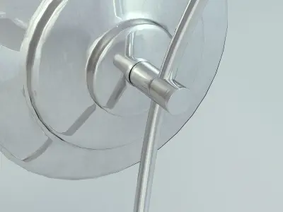 Wall Lamp Double White  3D model