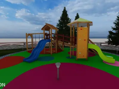 Child park 3D model