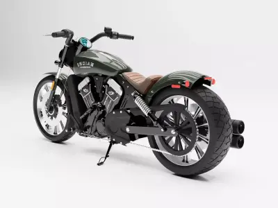 Indian Scout 3D Model Motorcycle 3D model