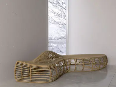 Archmodels vol 147 - decorative walls and furniture 3D model