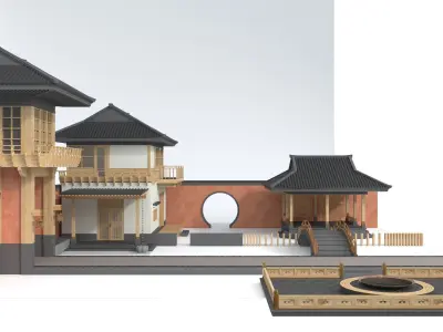 TRADITIONAL PIECES 3D model