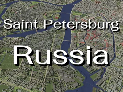 Russia - city and urban 3D Model Pack