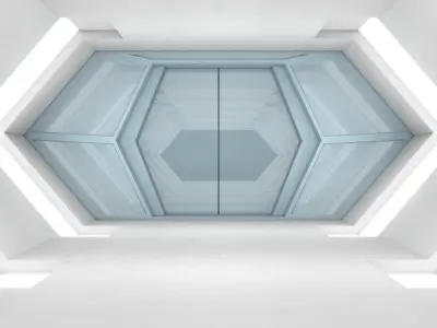 Sci Fi Tunnel 3D model