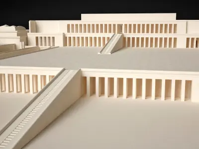 Egyptian Queen Hatshepsut Temple 3D print model