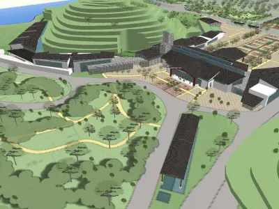 vacation spot-Resort-Fashion Leisure Hotel-0256 3D model