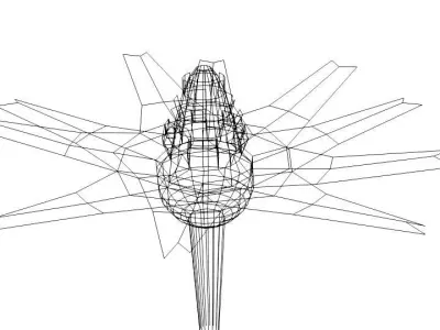 Flower - Cape 3D model