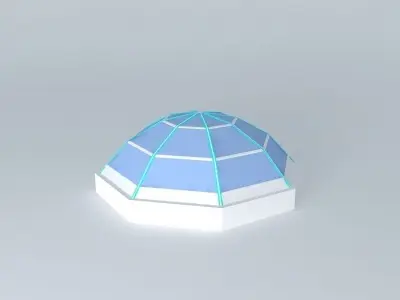 Skylight octahedral Free 3D model