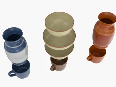  Kitchen Ceramic and Decoration Vase 