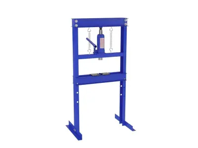 20 ton hydraulic shop press manual metal garage floor machine 3D model