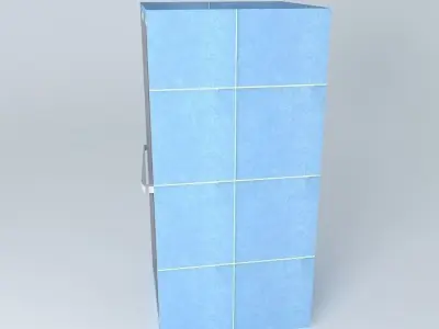 Bathroom Shower Enclosed Stall 3D model