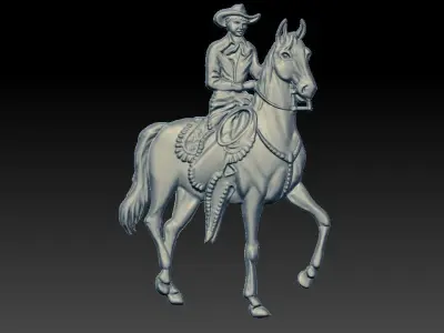 3D HORSE RIDE  Free 3D model