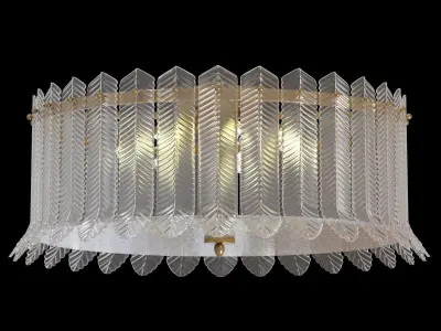 SELVAR CH Ceiling Chandelier Low-poly 3D model