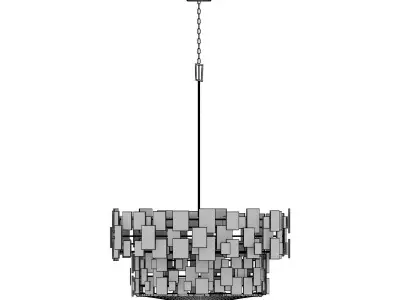 Porta Romana LUCA CHANDELIER 3D model